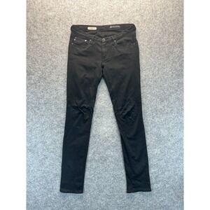 AG Adriano Goldschmied Jeans Womens 27 The‎ Legging Black Skinny Stretch